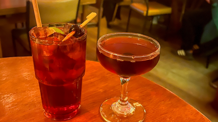 Assorted cocktails.