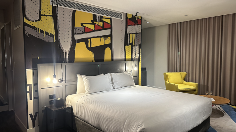 Hotel room at Woolstore 1888