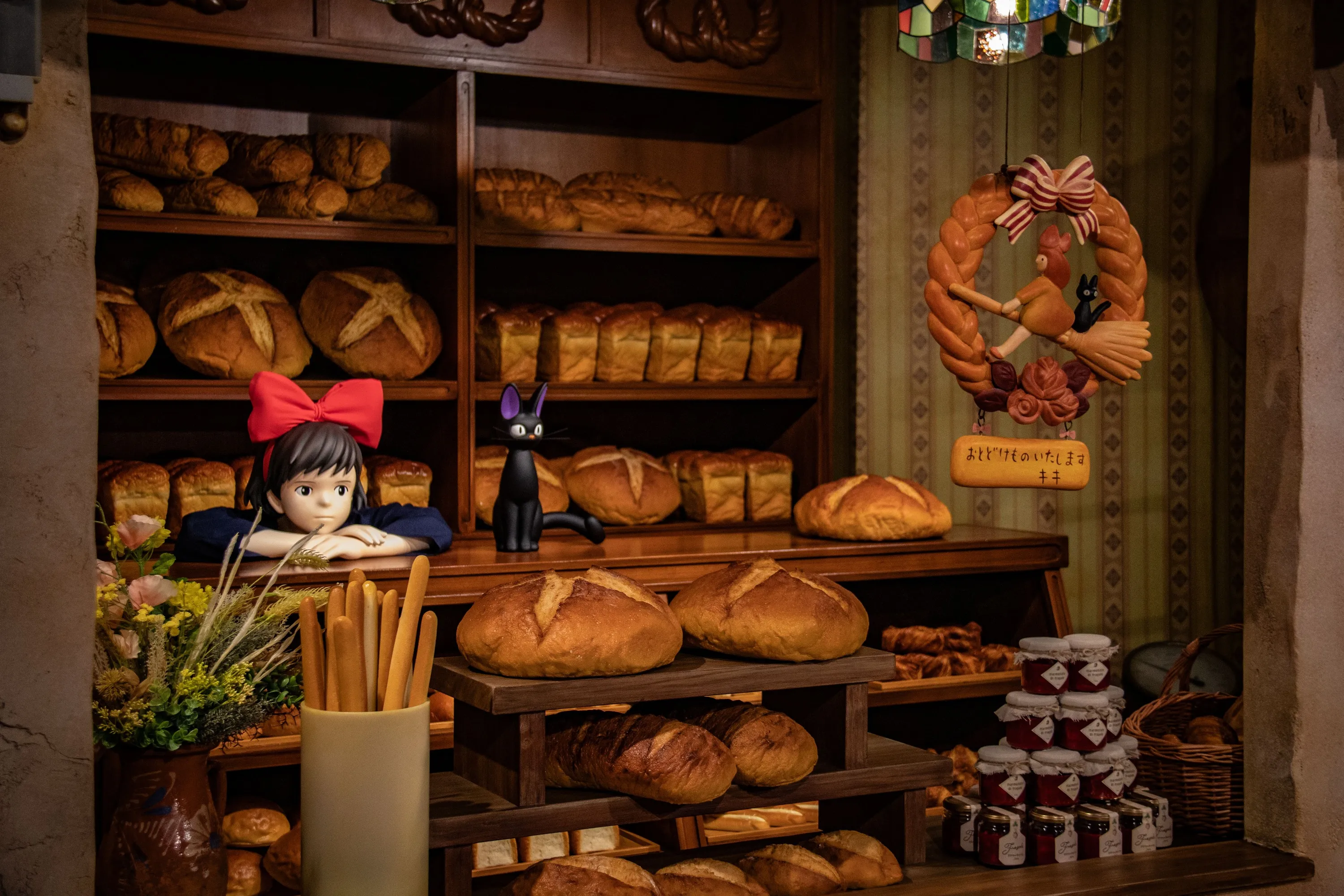The bakery from ‘Kiki’s Delivery Service’ at the Studio Ghibli 3D Sculpture Exhibition