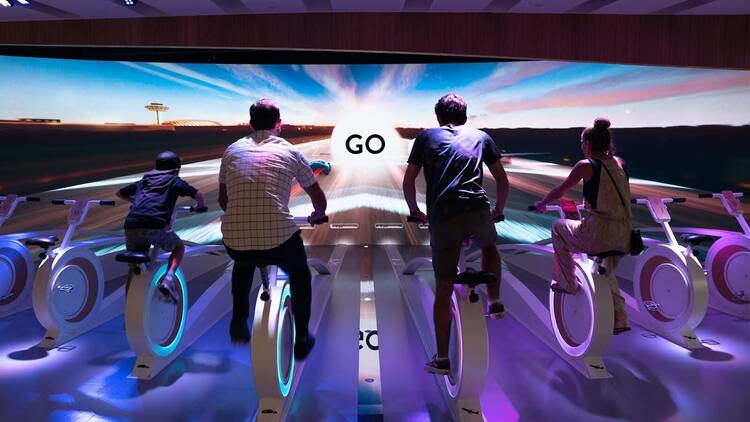 Play immersive games at Changi Experience Studio