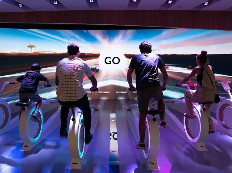 Play immersive games at Changi Experience Studio