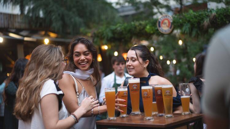 Paulaner Biergarten. Lucia Vargas