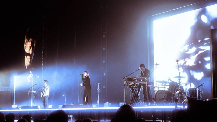 London Grammar on stage 