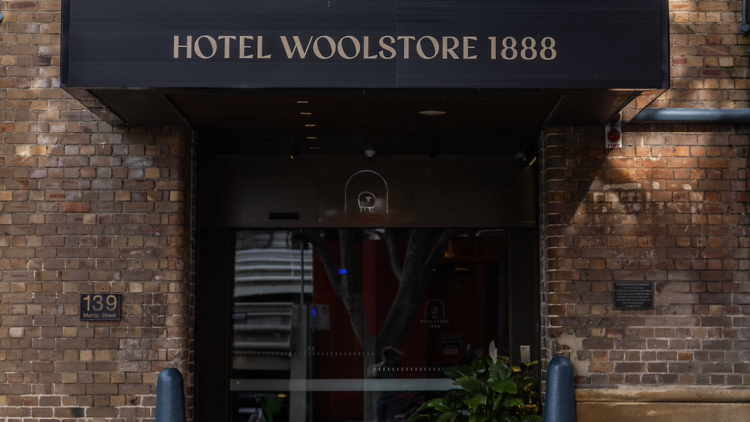 Entrance to Hotel Woolstore 1888