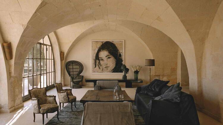 Inside the lounge area