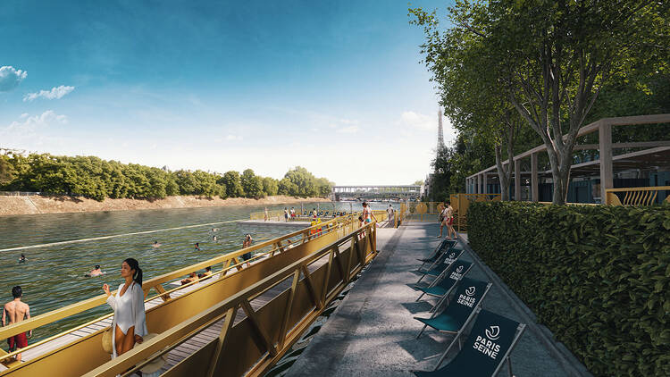 Baignade à Paris