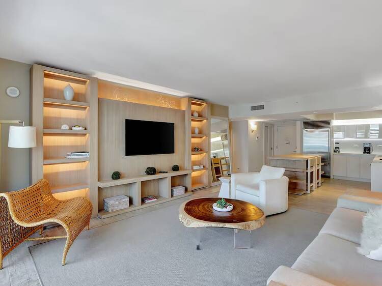 living room miami beachfront apartment 