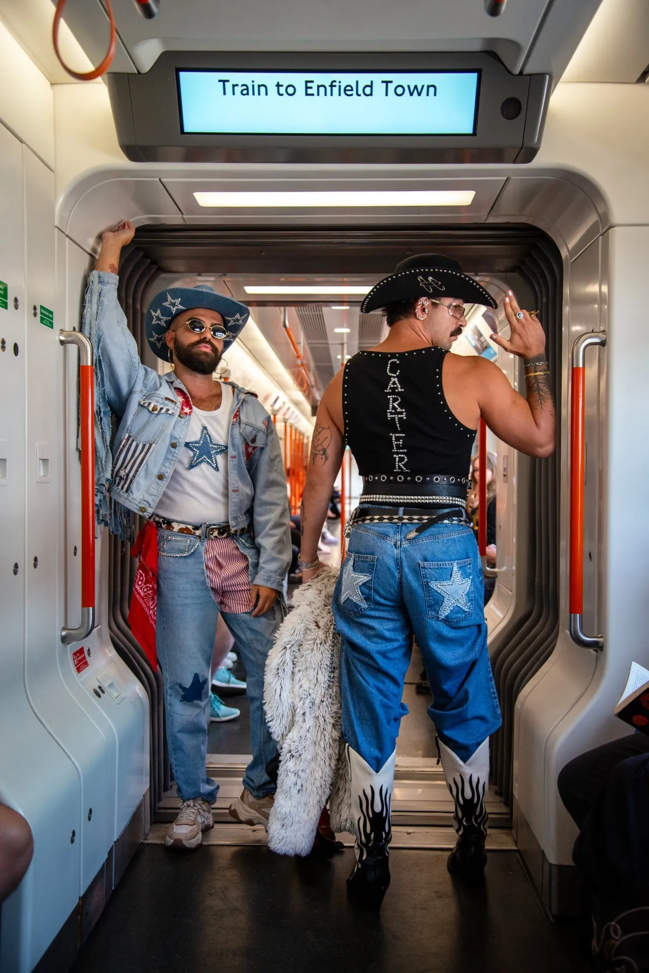 Beyoncé fans in London on the Cowboy Carter Tour 2025