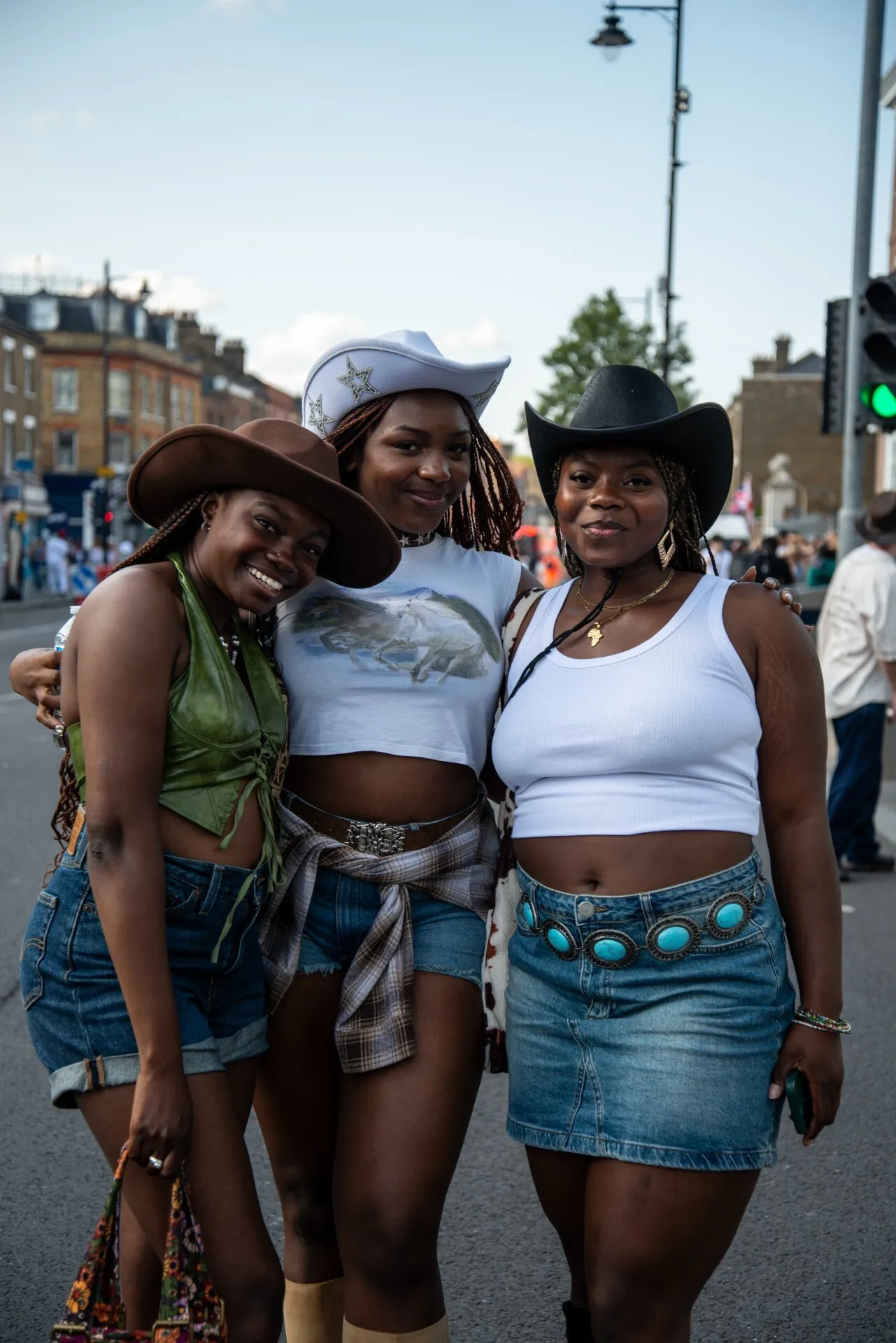 Beyoncé fans in London on the Cowboy Carter Tour 2025
