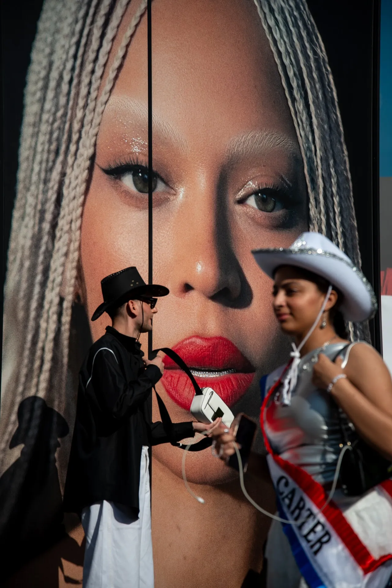 Beyoncé fans in London on the Cowboy Carter Tour 2025