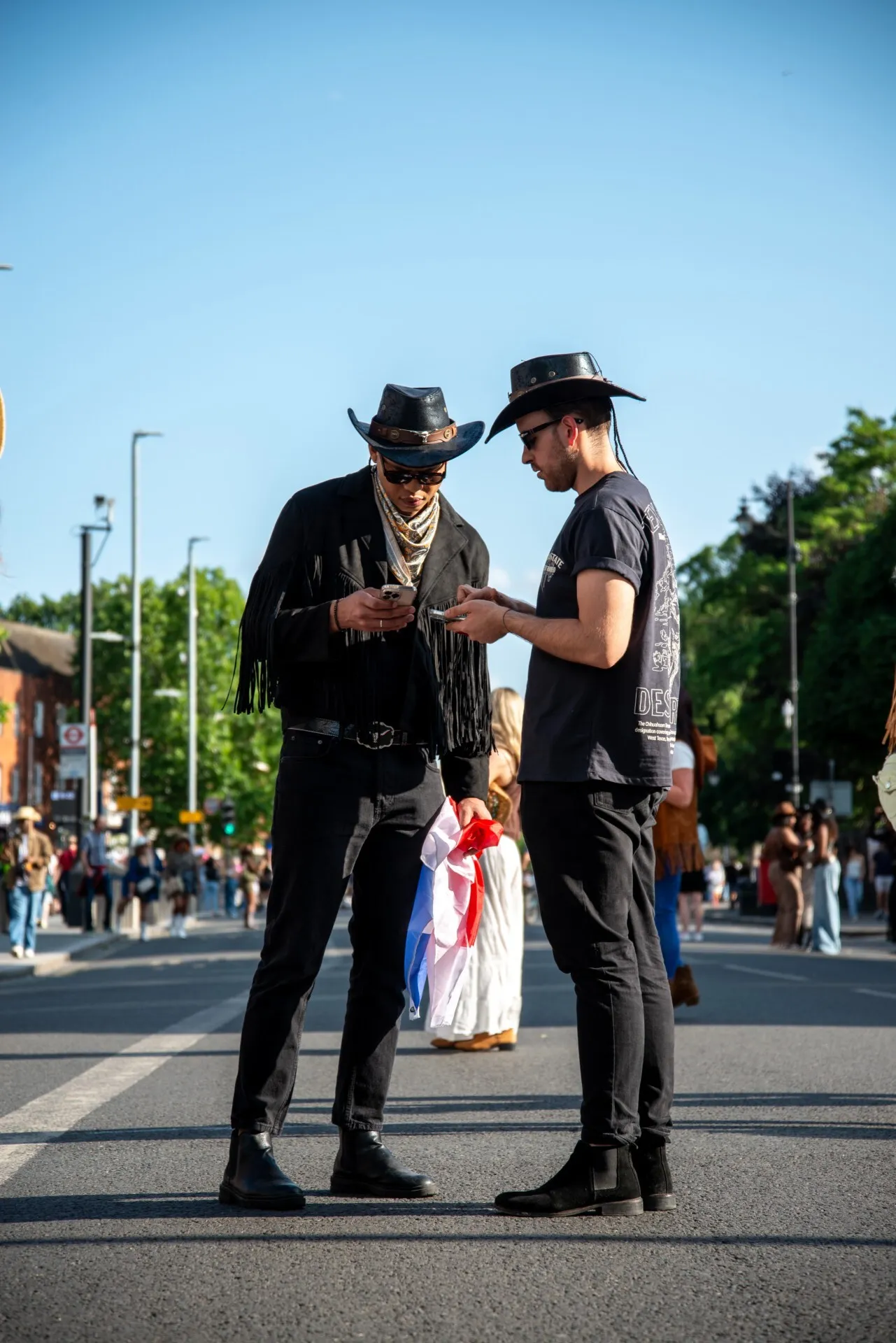 Beyoncé fans in London on the Cowboy Carter Tour 2025