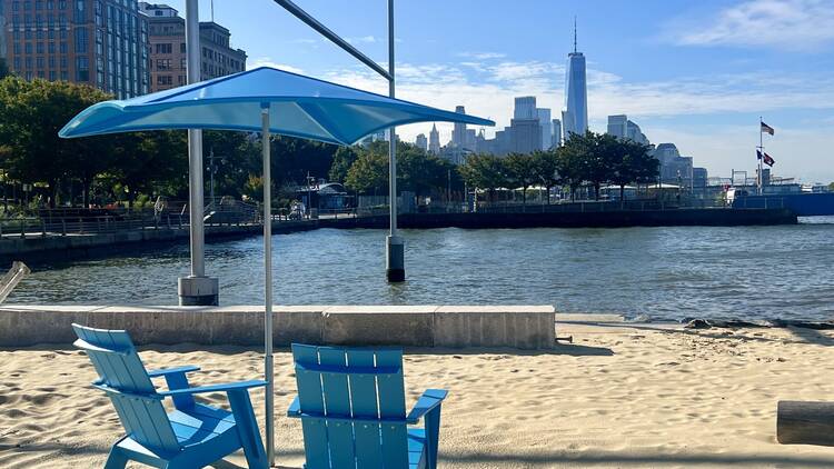 beach on west side 