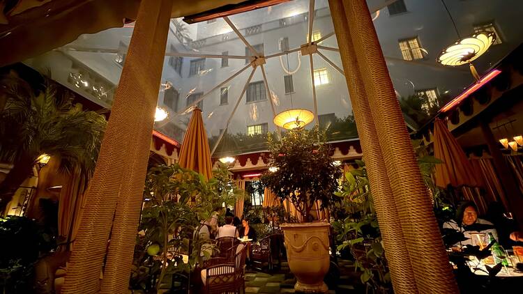 Chateau Marmont courtyard