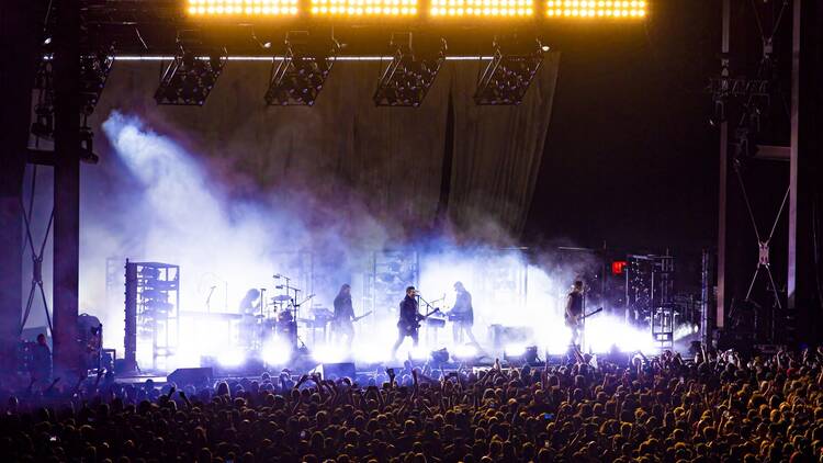 Nine Inch Nails performing live