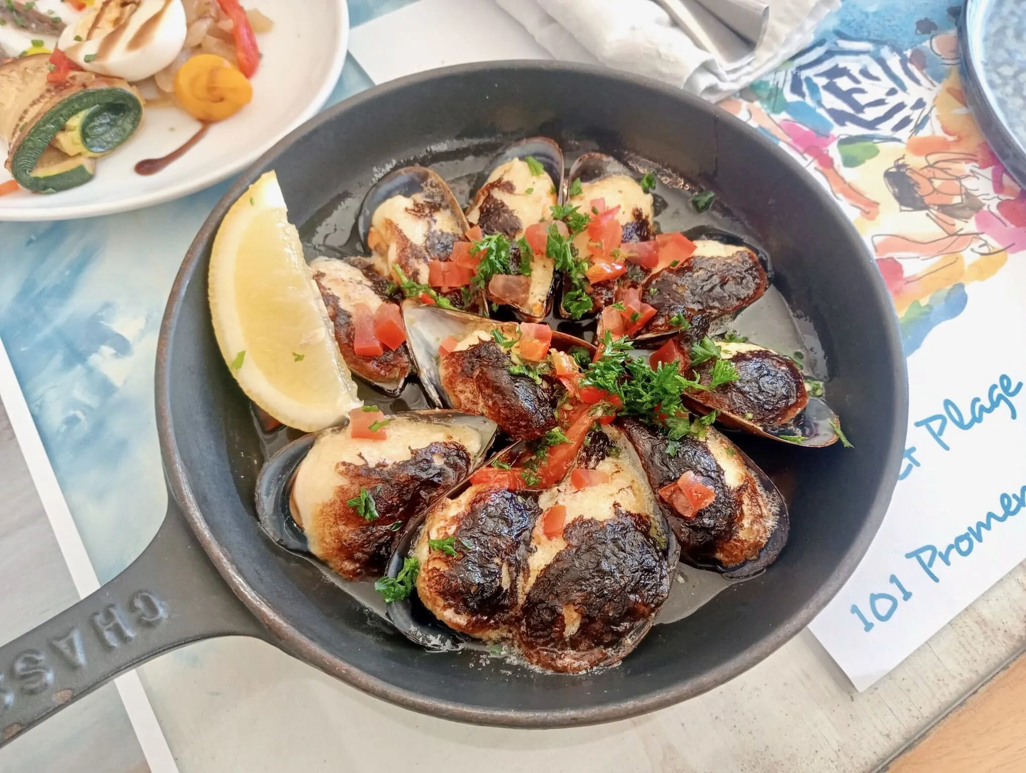 Can Marcel, musclos gratinats