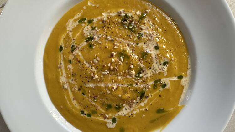 Cabutia Pumpkin Soup at Carmen
