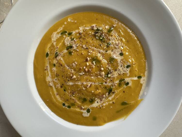Cabutia Pumpkin Soup at Carmen
