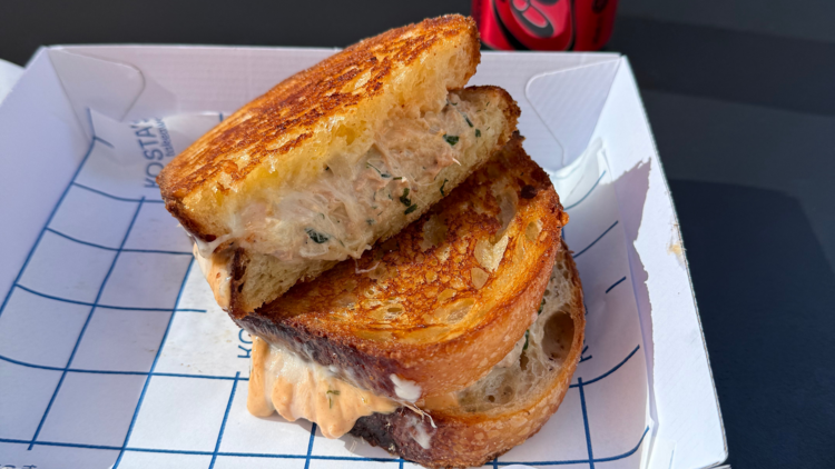 Tuna melt at Kosta's Takeaway