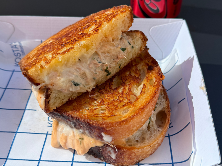 Tuna melt at Kosta's Takeaway