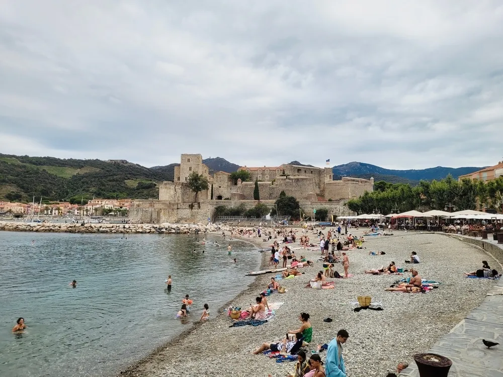 La platja de Colliure