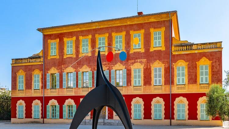 Musee Matisse painter Henri Matisse art museum in Villa des Arenes palace in Cimiez district of Nice on French Riviera Azure Coast