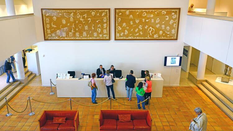 View of the Musee Matisse, a museum devoted to French painter Henri Matisse in Nice, France.