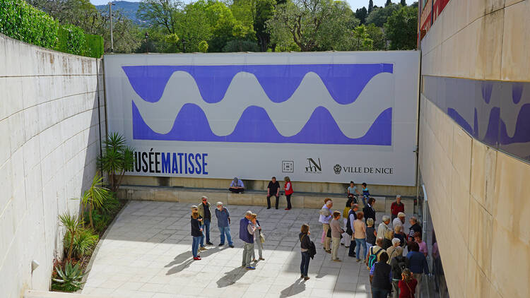 View of the Musee Matisse, a museum devoted to French painter Henri Matisse in Nice, France.