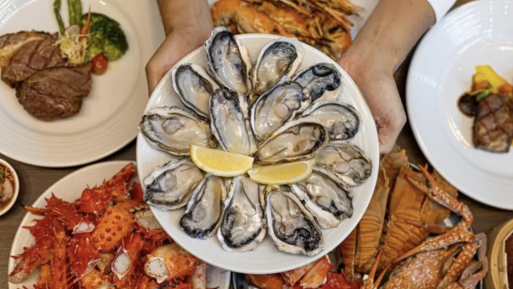 Seafood Sensation gourmet buffet