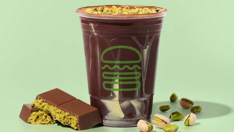 Shake Shack Dubai Chocolate Pistachio Shake
