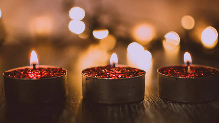 Meditación con velas