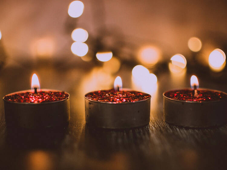 Meditación con velas