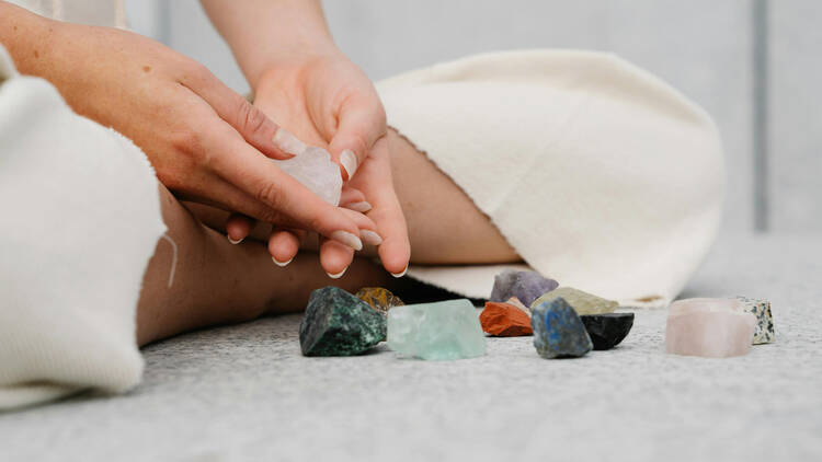 Meditación con cristales