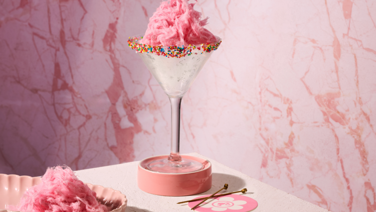 Fairy floss Martini.