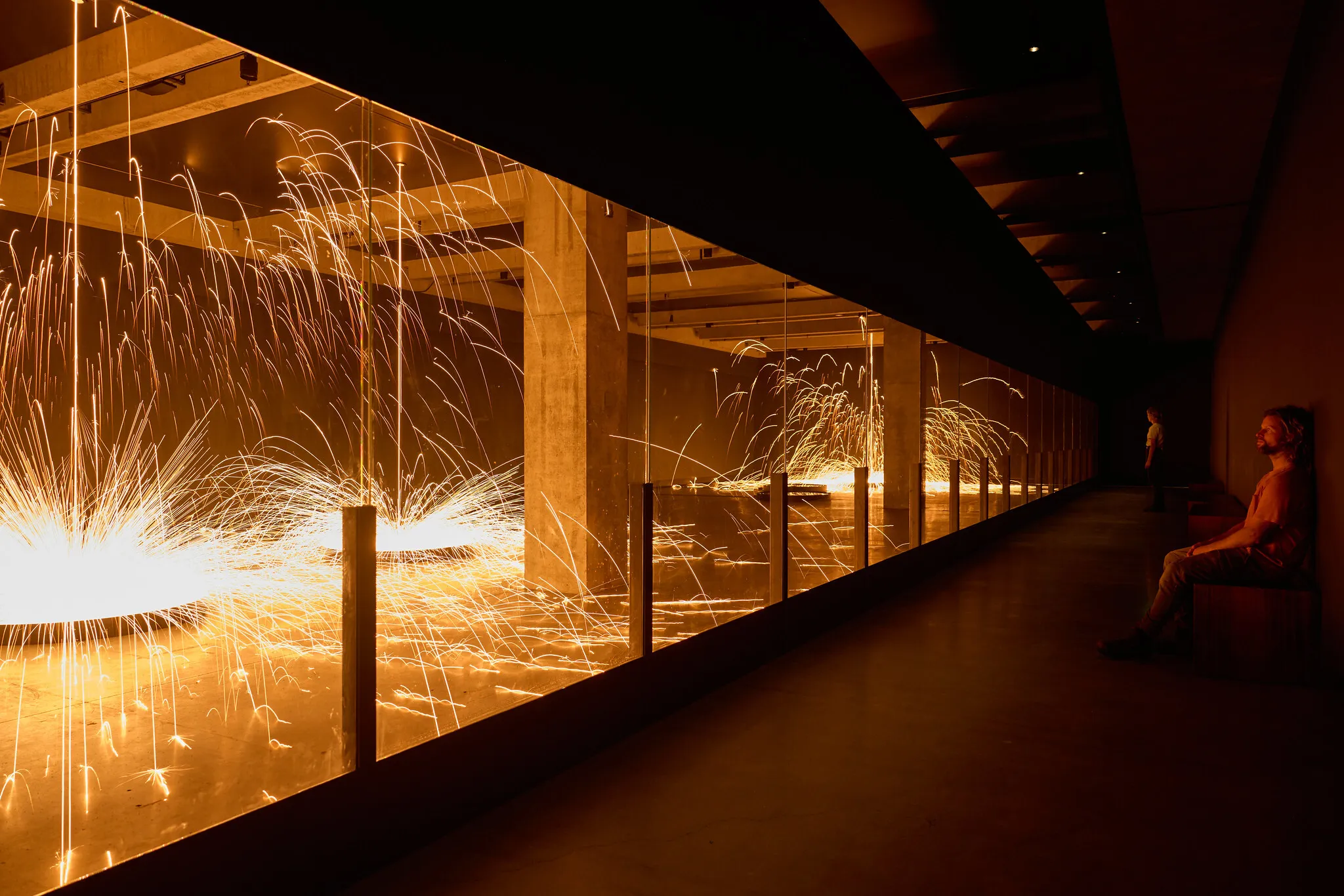 'in the end, the beginning' by Arcangelo Sassolino, Dark Mofo 2025
