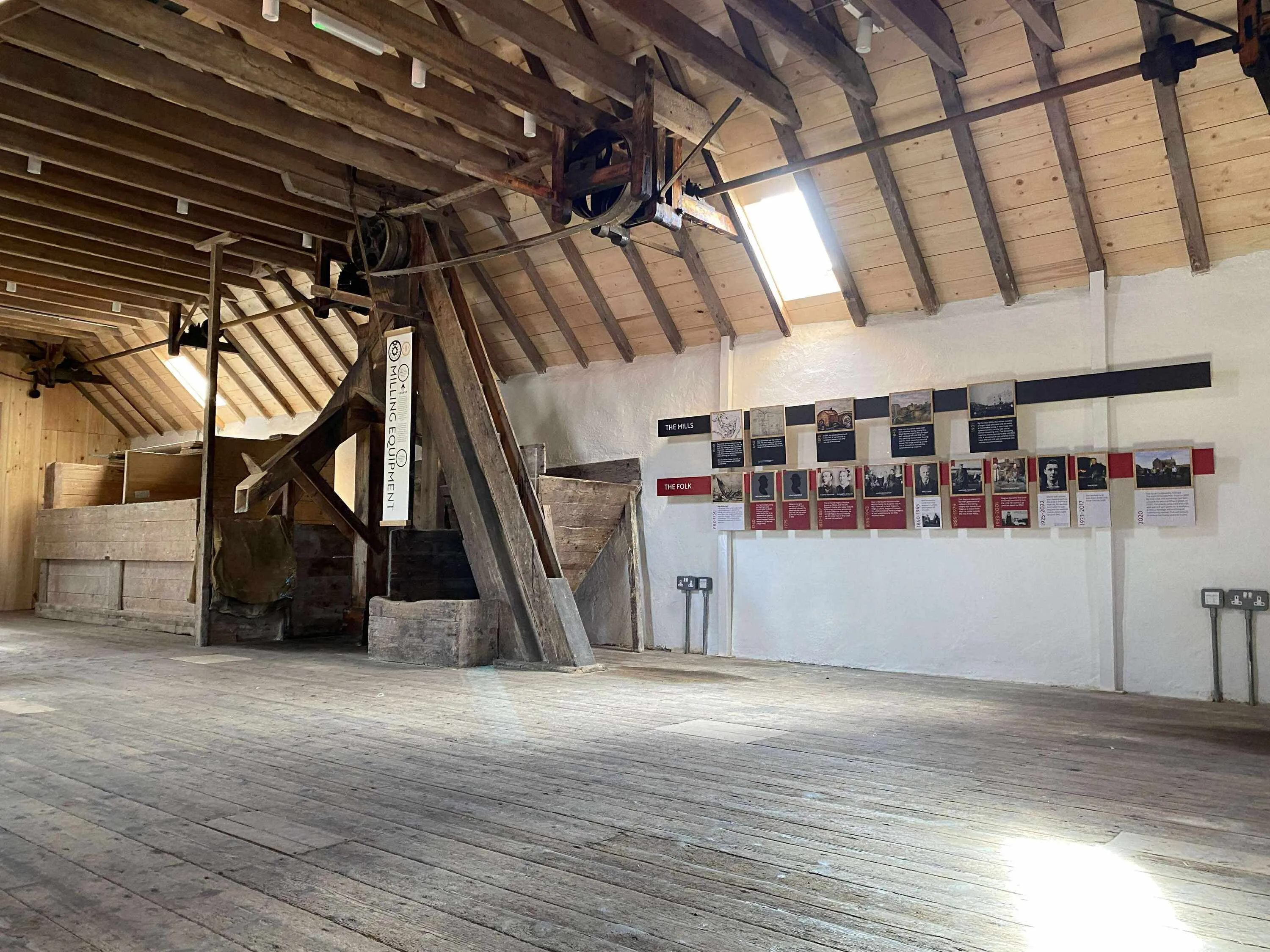 The inside of John O Groats Mill