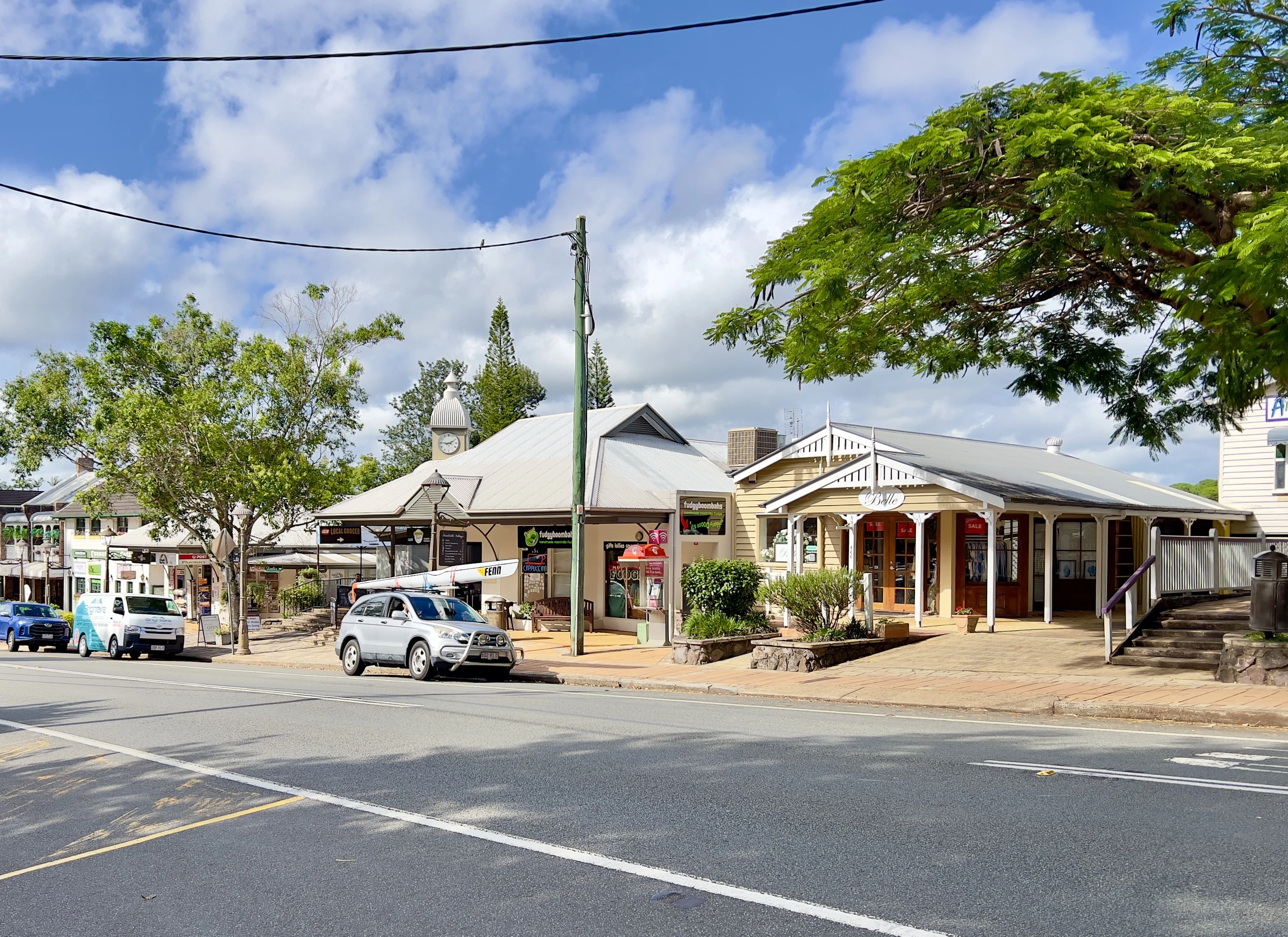 Main street in Montville