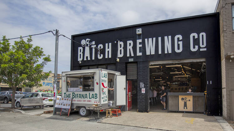 Out the front of Batch Brewing Co