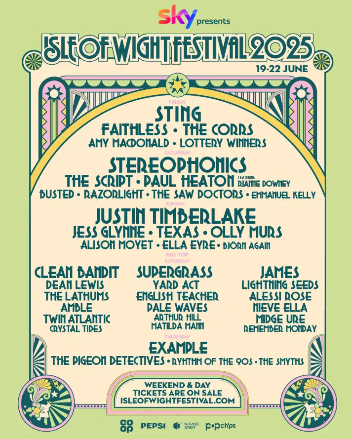 Isle of Wight Festival poster