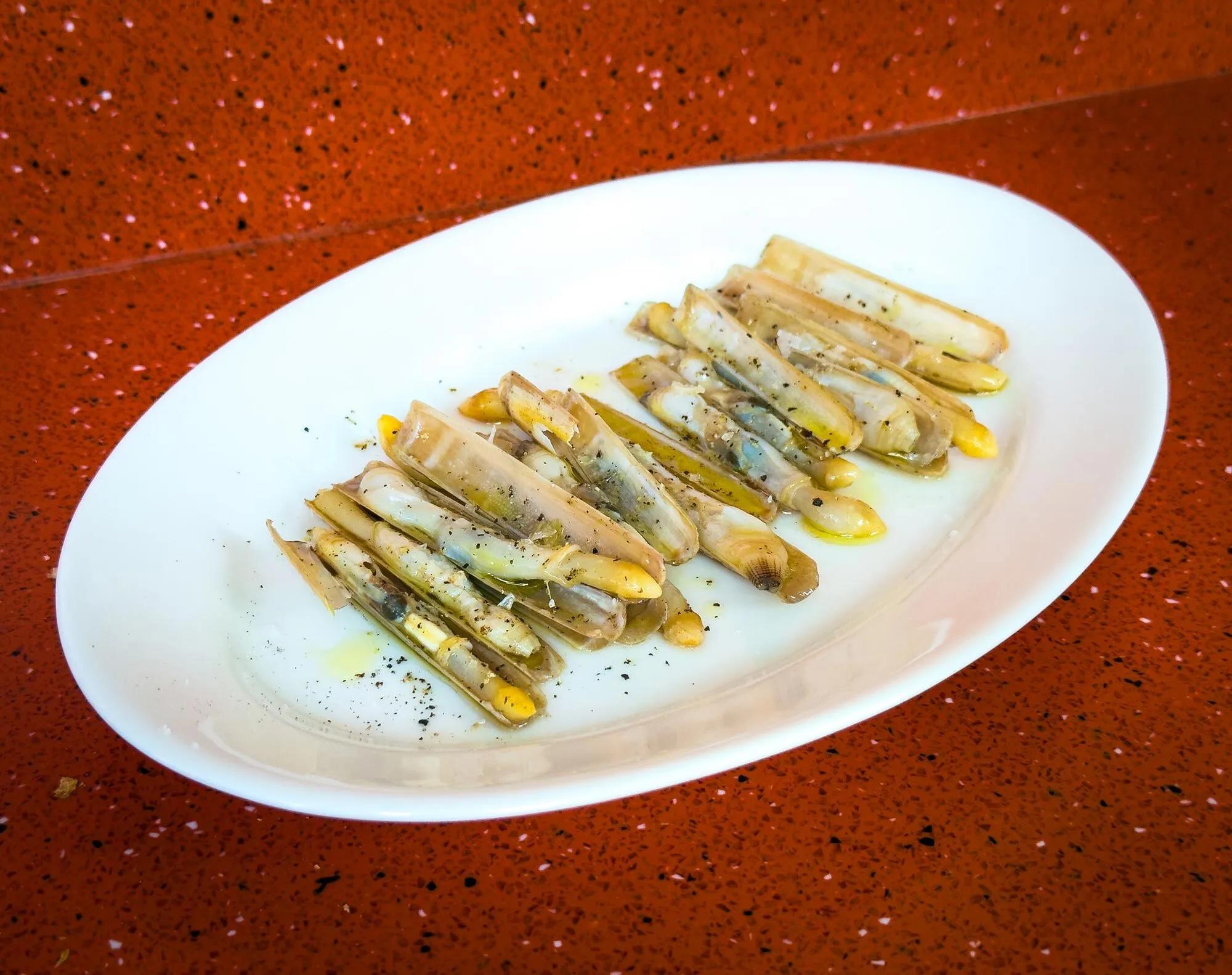 Navajas a la plancha del Bar Super