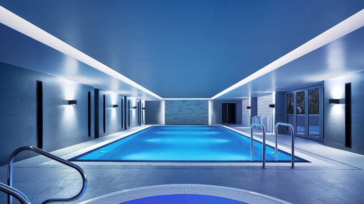 Indoor pool and spa