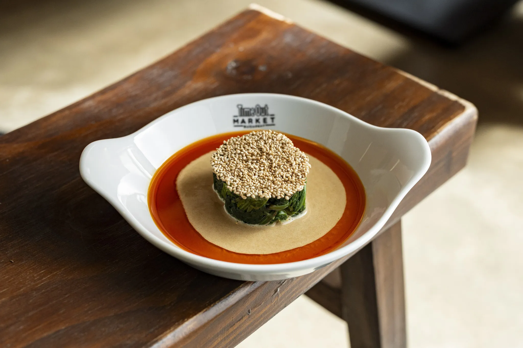 A dish from 101 Bistro at Time Out Market Budapest