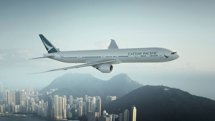cathay pacific airplane