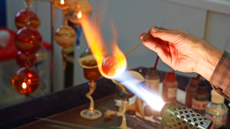 Glass blowing
