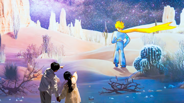 'The Little Prince: The Journey of Stars' exhibition by Groundseesaw Singapore