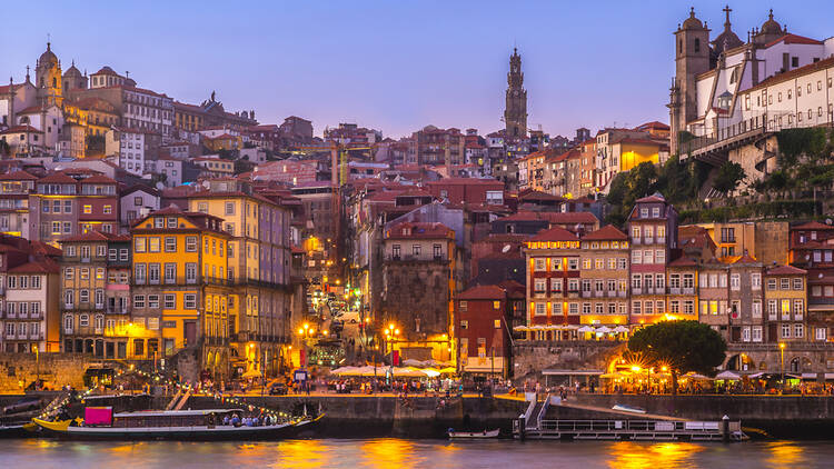 Porto at night