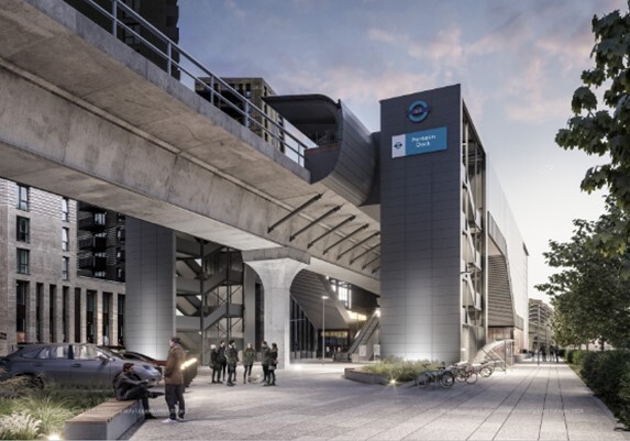 Artist’s impression of Pontoon Dock