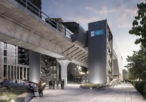 Artist’s impression of Pontoon Dock