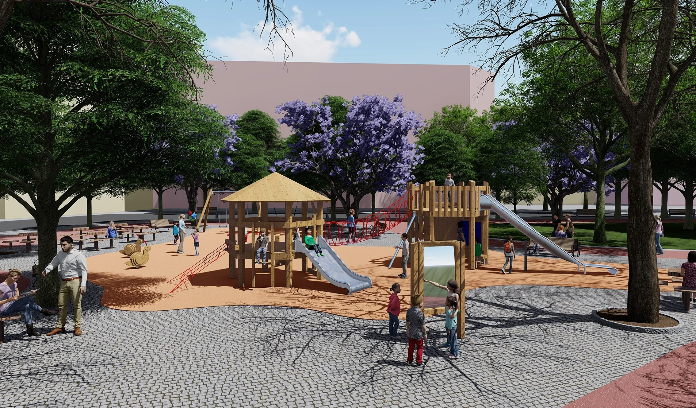 Novo espaço de brincar do Jardim do Príncipe Real