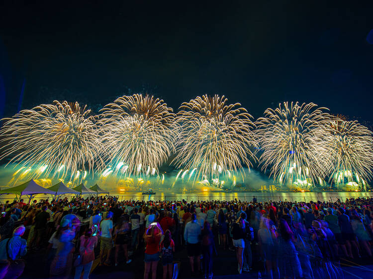 Get close to the action at Front Row Fireworks