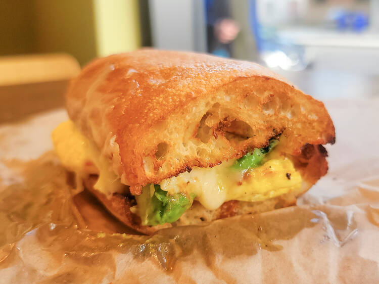 Panera Bread: Chipotle Chicken, Egg & Avo Sandwich